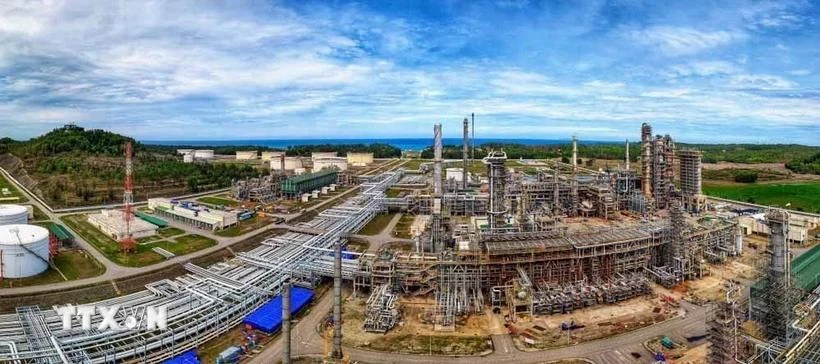 The Dung Quat oil refinery in Quang Ngai province (Photo: VNA)