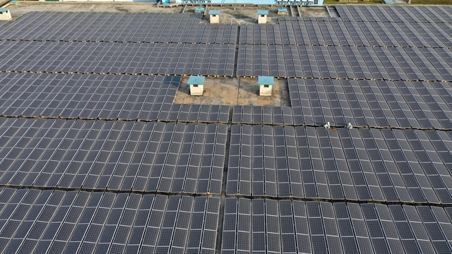 A solar power farm in Hậu Giang Province. Việt Nam needs to consider the development of a battery energy storage system (BESS) while the country is on a path towards promoting renewable energies, experts have said. 