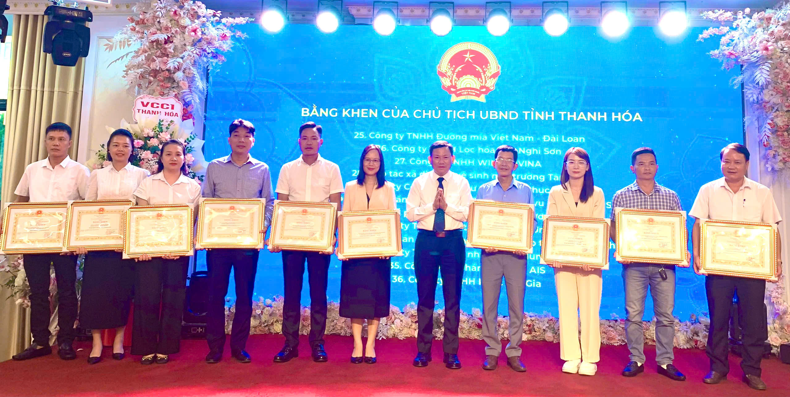 NSRP was honored to receive a certificate of merit from the Thanh Hoa Provincial People's Committee for its outstanding achievements in production, business, and contributions to the state budget.  