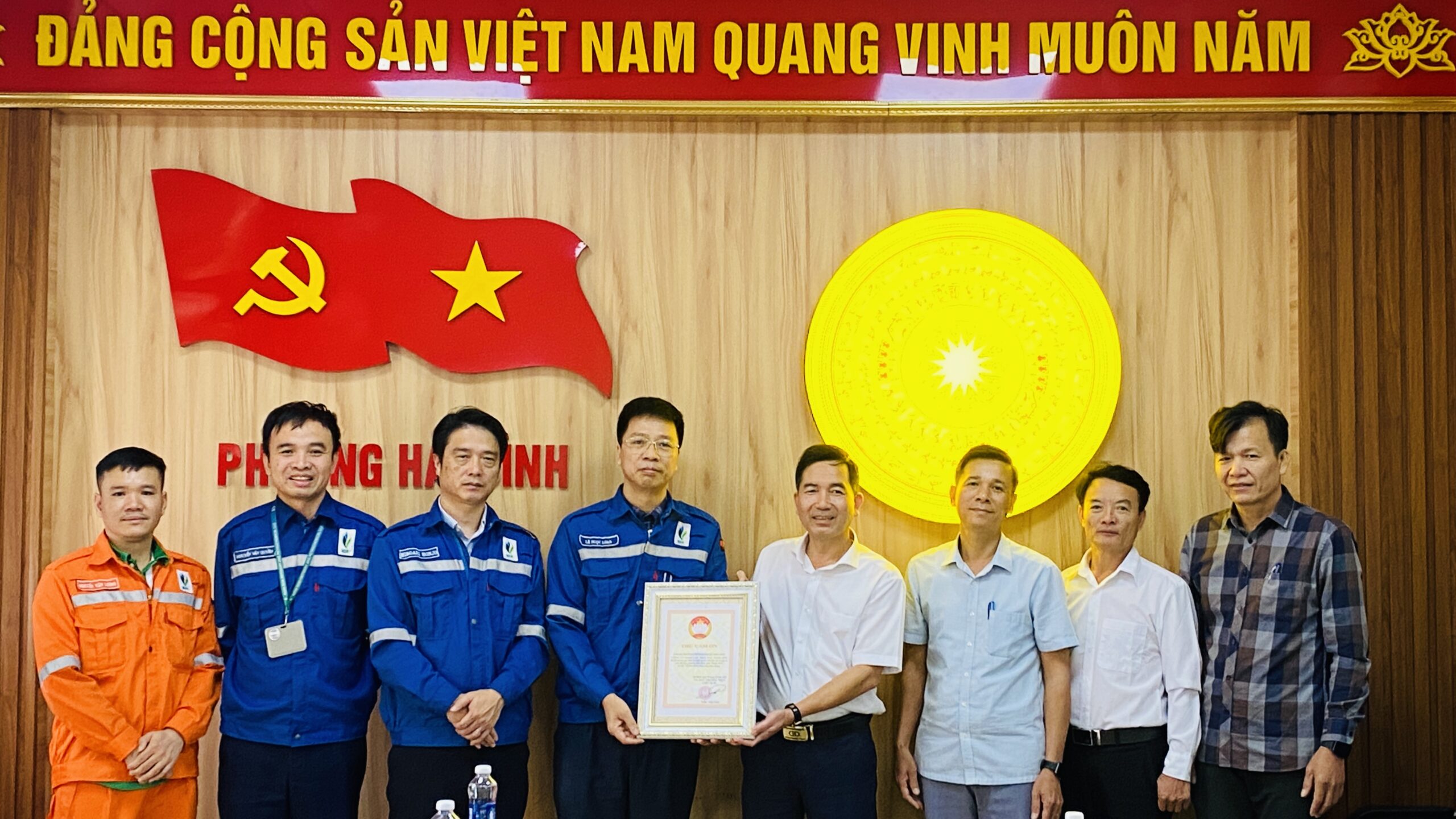 NSRP and its Trade Union received Thankyou Letter from Hai Binh Ward's Vietnam Fatherland Front.